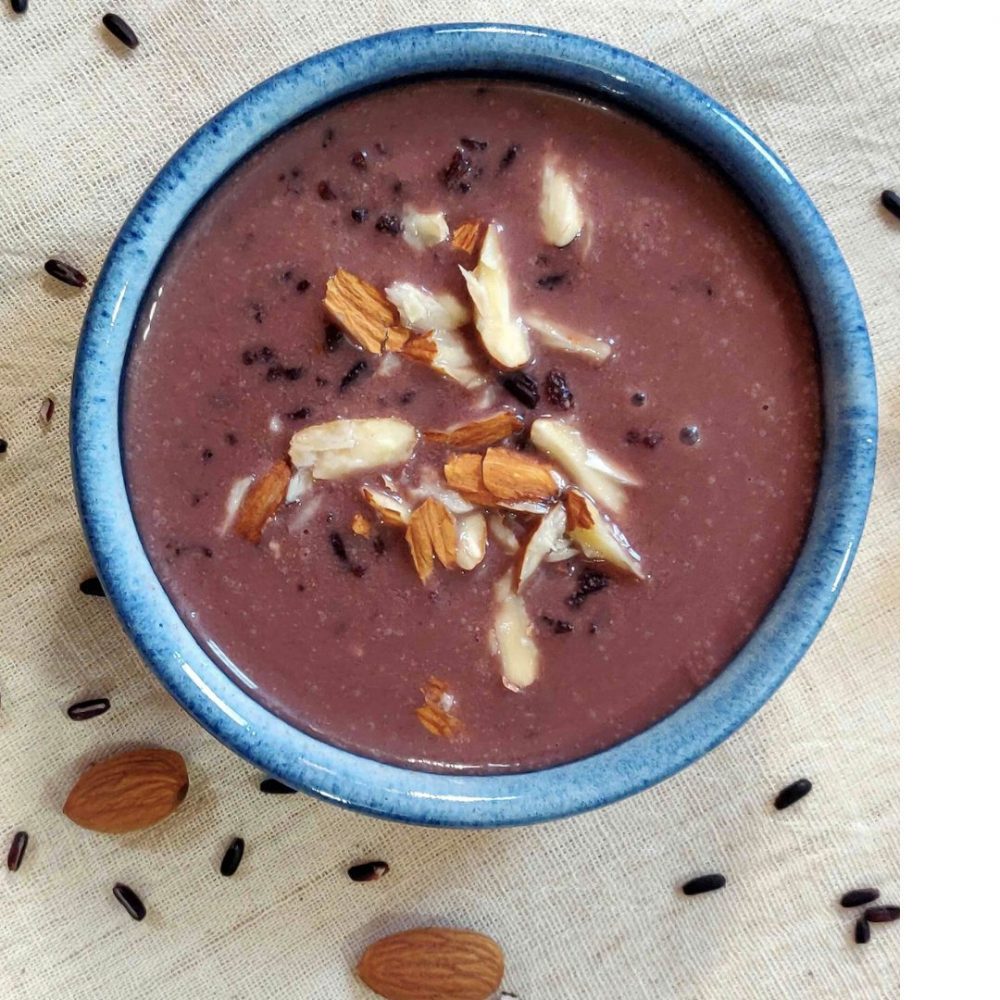 Image depicting North-East Delicacies:Black Rice Kheer