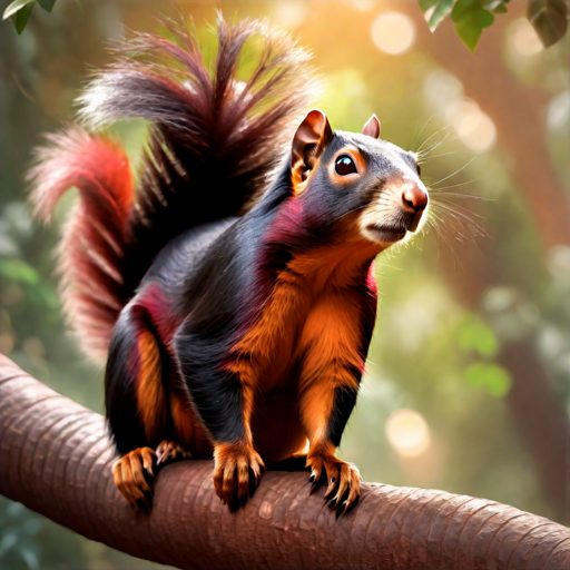 Image depicting Indian Giant Squirrel: Nature's Colorful Boss!