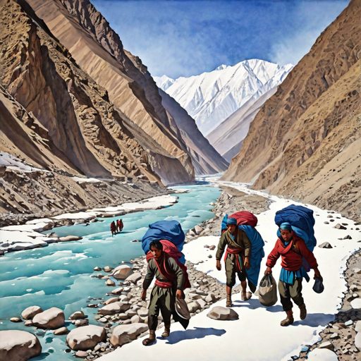 Warmer Winters Ladakh Region Sees Hockey Trek Shift Curious Times