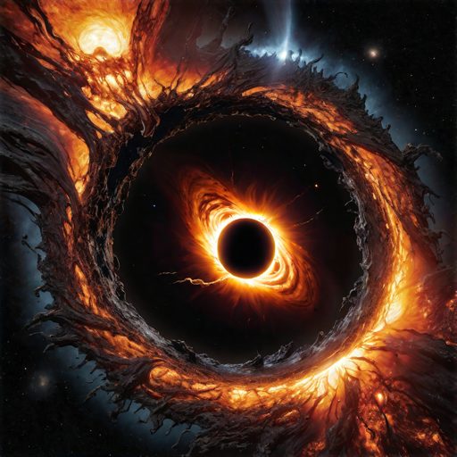 Image depicting A Black Hole Devours Sun Daily