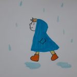 Image depicting Joyful Rainy Day Walk: Embracing the Rain