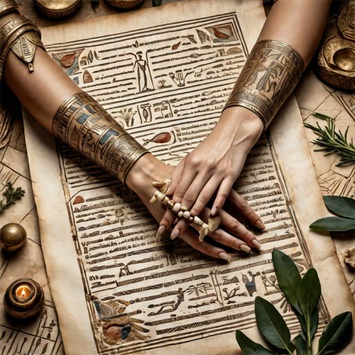 Image depicting Close-up of Cleopatra Philopator's hands