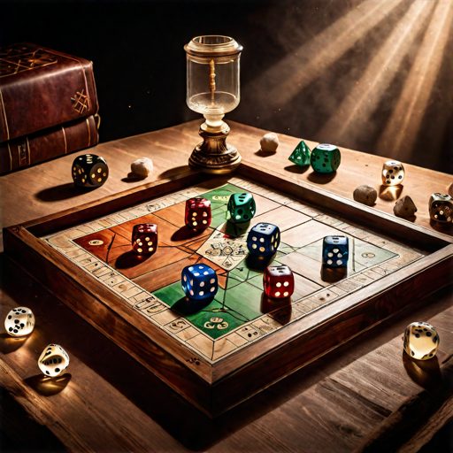 Image depicting Dust, Dice, and Destiny: The Life of a Ludo Board