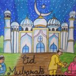 Image depicting Eid Mubarak - A Child's Tapestry of Eid!