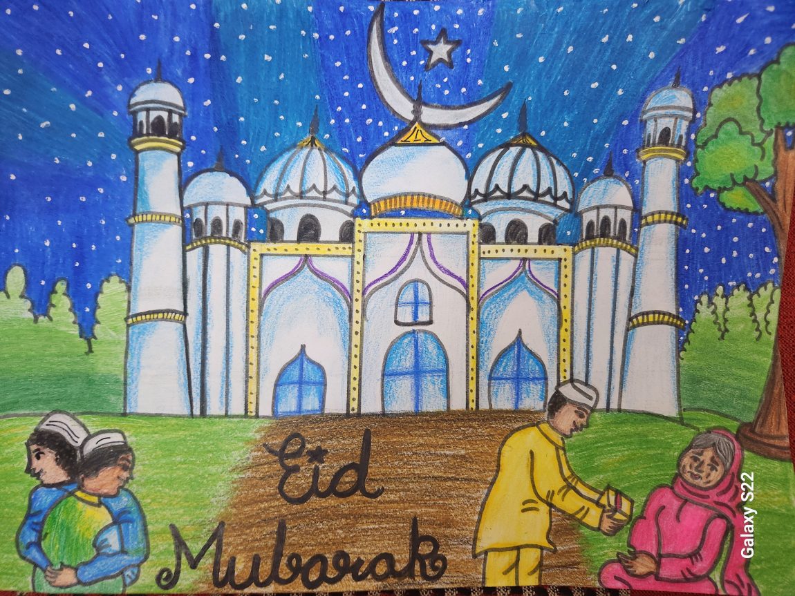 Image depicting Eid Mubarak - A Child's Tapestry of Eid!