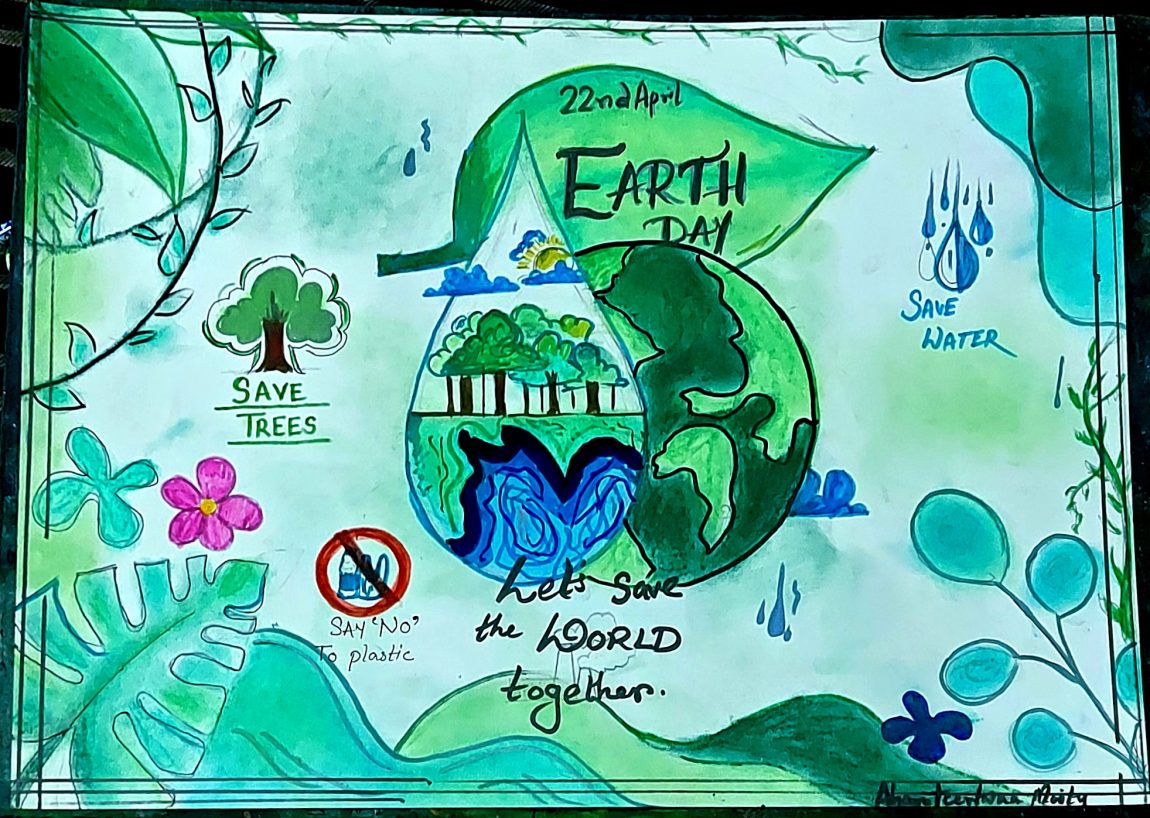Image depicting Ahamteertwaa Maity’s Message on Earth Day