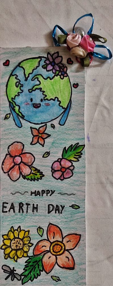 Image depicting A Blooming Bookmark for Our Planet