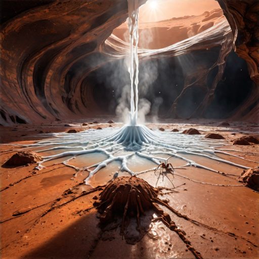 Image depicting Secrets of the Mars Planet: The Spider Geysers and Inca City