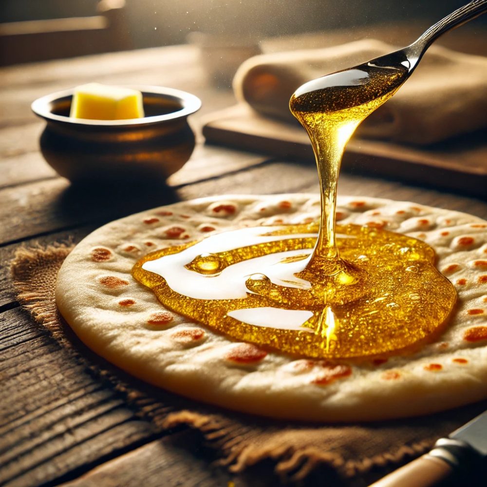 Image depicting Ghee on Roti: Staple Indian Food, Surprising Benefits