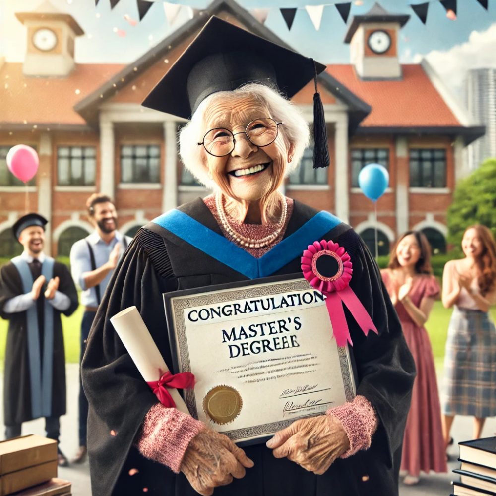 Image depicting Motivational Story: 105-Year-Old Earns Master's Degree