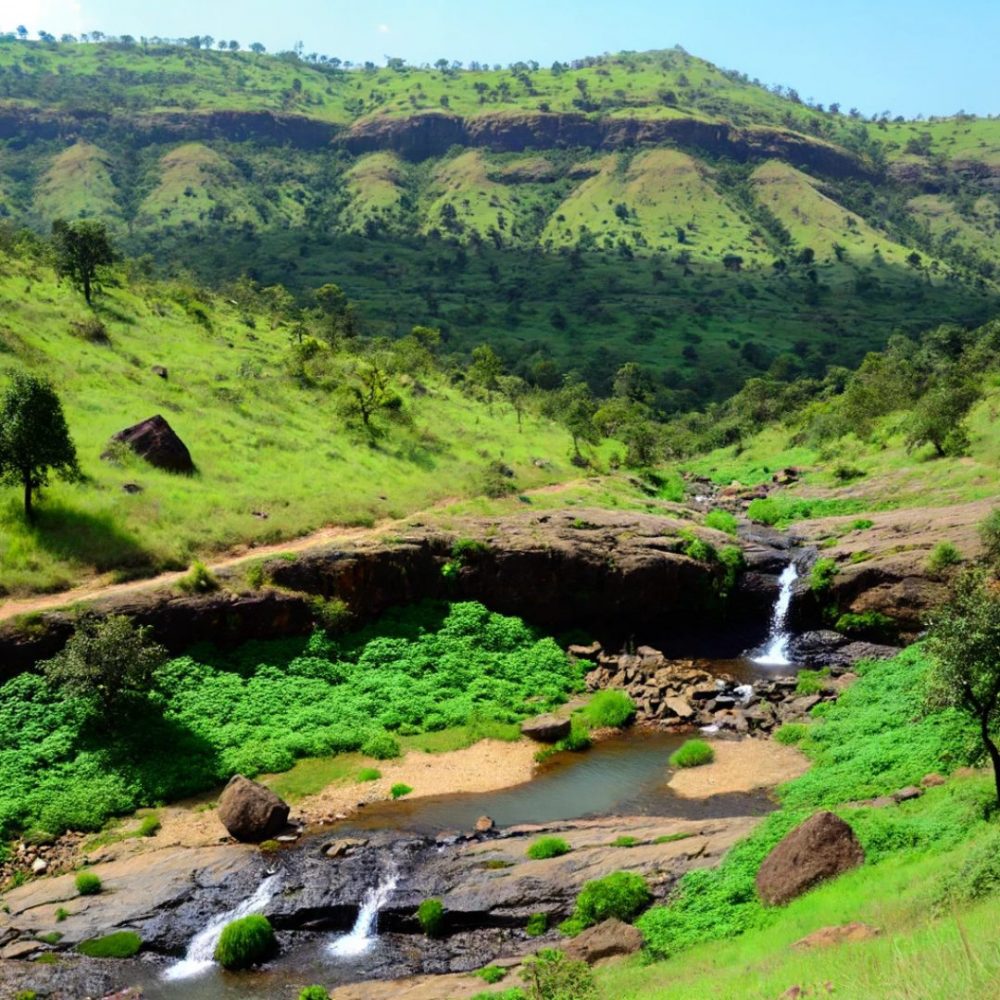 Image depicting Ulta Pani Mainpat: Tourist Attraction with an Optical Illusion