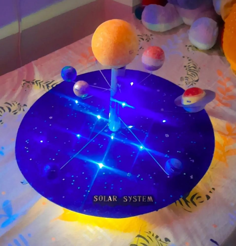 Image depicting Solar System Model: Spark Creativity with Kids' Craft