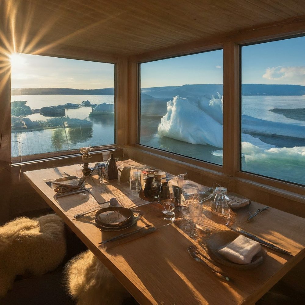 Image depicting Arctic Circle Dining: Iceberg Views & Exquisite Cuisine