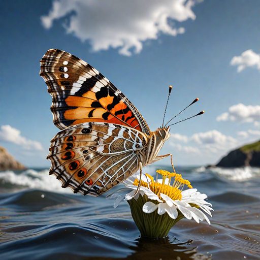 Image depicting Butterfly Spectacle: Painted Lady Conquers the Atlantic