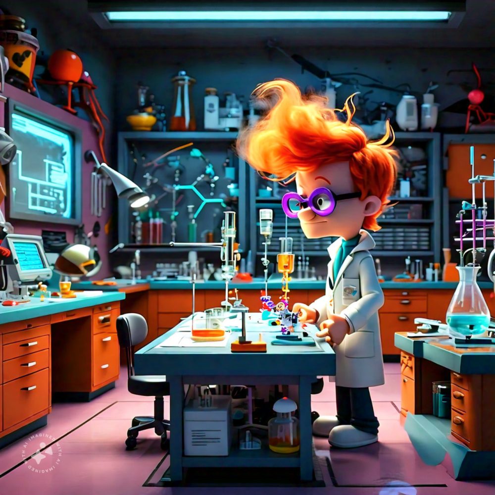 Image depicting 'Dexter', the boy genius cartoon character!