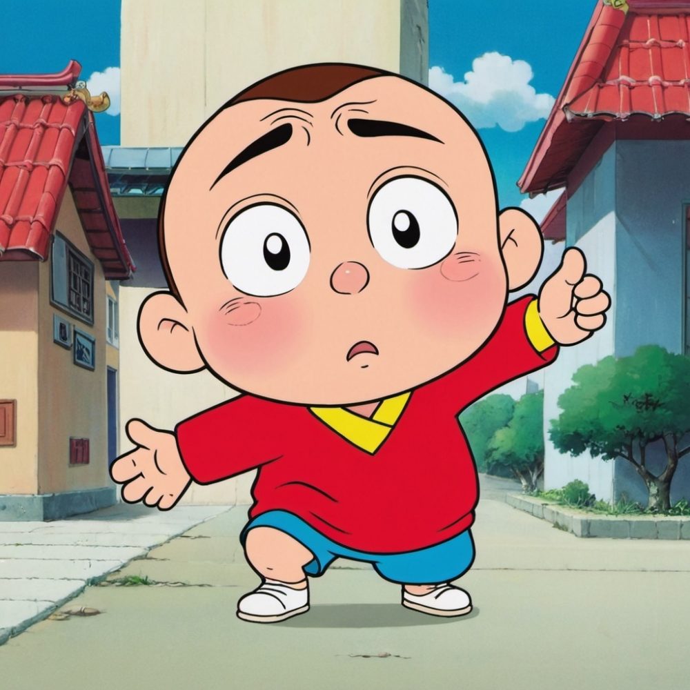 Image depicting Shinchan - The funny and naughty boy!