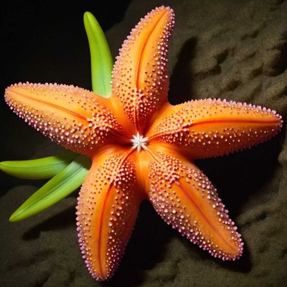 Image depicting Unveiling the Starfish Flower: A Botanical Enigma